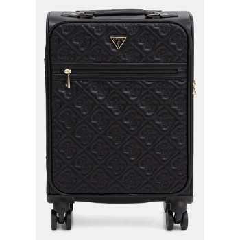 βαλίτσα guess adelasia small χρώμα μαύρο, twql96 58983