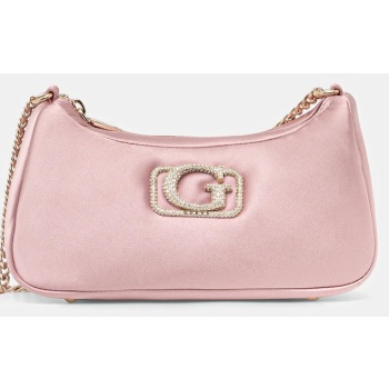 τσάντα guess prue χρώμα ροζ, hweg96 70730 100% πολυεστέρας