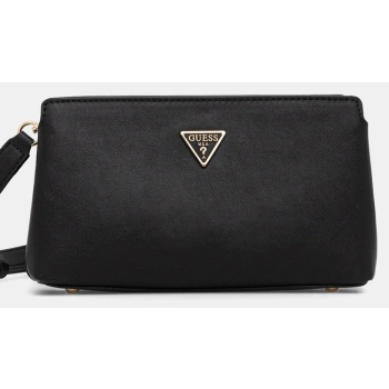 τσάντα guess talent χρώμα μαύρο, hwng96 69120 κύριο υλικό