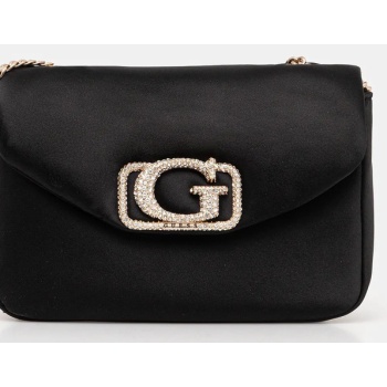 τσάντα guess prue χρώμα μαύρο, hweg96 70780 100%
