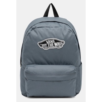 σακίδιο πλάτης vans χρώμα μπλε, vn000h4yrv21 κύριο υλικό