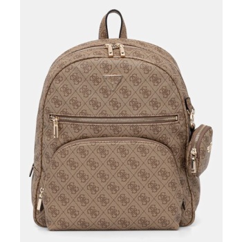 σακίδιο πλάτης guess power play χρώμα μπεζ, hwsl71 24350