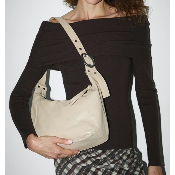 τσάντα medicine χρώμα μπεζ κύριο υλικό 100%