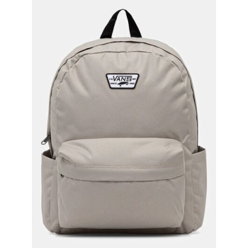 σακίδιο πλάτης vans χρώμα μπεζ, vn000h4wzuj1 100%