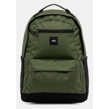 σακίδιο πλάτης vans χρώμα πράσινο, vn0a4mphen61 100%