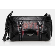 δερμάτινη τσάντα zadig&voltaire χρώμα: μαύρο, lwba03951 κύριο υλικό: 100% δέρμα βοοειδών
φόδρα: 60% 