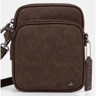 σακίδιο aldo χρώμα: καφέ, thompso.200 κύριο υλικό: 100% πολυουρεθάνη
φόδρα: 100% ανακυκλωμένος πολυε