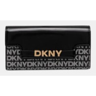 πορτοφόλι dkny χρώμα: μαύρο, r52q5m29 κύριο υλικό: 100% πολυουρεθάνη
φόδρα: 100% πολυεστέρας