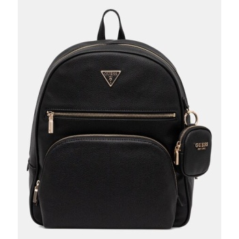 σακίδιο πλάτης guess power play χρώμα μαύρο, hwbg71 24350