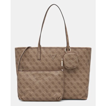 τσάντα guess power play χρώμα μπεζ, hwsl71 24240 κύριο