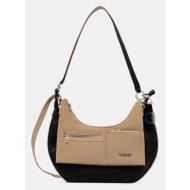 τσάντα desigual delta lyra black χρώμα: μαύρο, 25waxp49 κύριο υλικό: 100% πολυουρεθάνη
φόδρα: 100% π