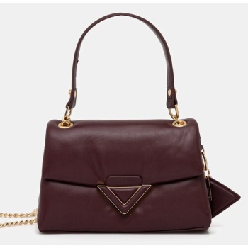 τσάντα aldo χρώμα μπορντό, softpuff.601 κύριο υλικό 100%