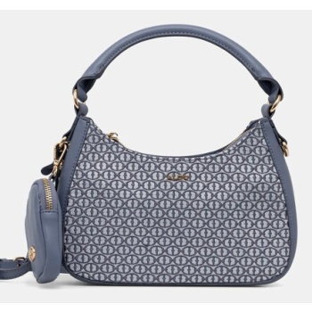 τσάντα aldo χρώμα μπλε, karegan.420 υλικό 1 60%