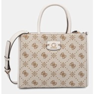 τσάντα guess neda χρώμα: μπεζ, hwcp96 54220 κύριο υλικό: 49% βαμβάκι, 37% πολυεστέρας, 14% άλλα ύλη
