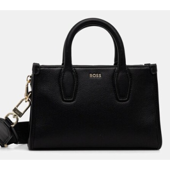 τσάντα boss χρώμα μαύρο, 50547766 κύριο υλικό 100%