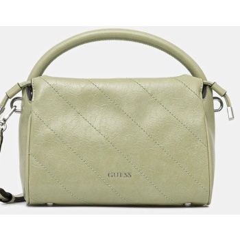 τσάντα guess amys χρώμα πράσινο, hwmy96 59160 υλικό 1