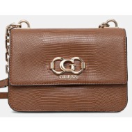 τσάντα guess salinge χρώμα: καφέ, hwkg96 24200 κύριο υλικό: 100% πολυουρεθάνη
φόδρα: 100% πολυεστέρα