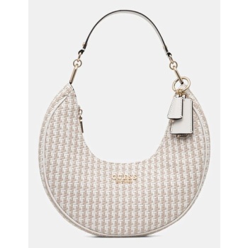 τσάντα guess mirema χρώμα άσπρο, hwwg96 31020 κύριο υλικό