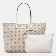 τσάντα guess neda χρώμα: μπεζ, hwcp96 54240 υλικό 1: 49% βαμβάκι, 37% πολυεστέρας, 14% άλλα ύλη
υλικ