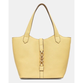 τσάντα aldo maribella χρώμα κίτρινο, 13989693 κύριο υλικό