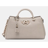 τσάντα guess salinge χρώμα: μπεζ, hwkg96 24060 κύριο υλικό: 100% πολυουρεθάνη
φόδρα: 100% πολυεστέρα