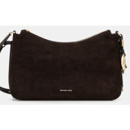 τσάντα michael michael kors χρώμα: καφέ, 30f5gy5m2l κύριο υλικό: συνθετικό ύφασμα