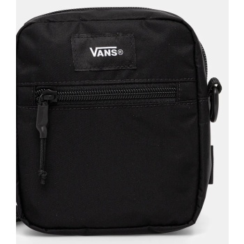 σακίδιο vans χρώμα μαύρο, vn000mp6blk1 υλικό 1 100%