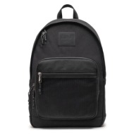 σακίδιο πλάτης herschel kaine 28 l χρώμα: μαύρο, 11670-00001-os 100% ανακυκλωμένος πολυεστέρας