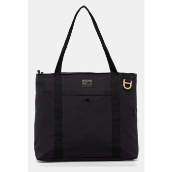 τσάντα columbia χρώμα μαύρο, 2140771 κύριο υλικό 100%