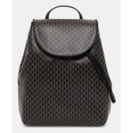 σακίδιο πλάτης calvin klein χρώμα: μαύρο, lv04f3271g 52% πολυουρεθάνη, 48% ανακυκλωμένος πολυεστέρας