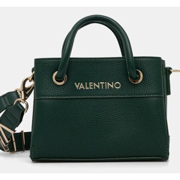 τσάντα valentino bags χρώμα πράσινο, vbs5a805 κύριο υλικό