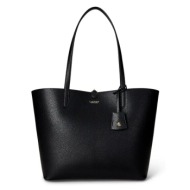 τσάντα δυο όψεων lauren ralph lauren χρώμα: μπεζ, 431795329 συνθετικό ύφασμα