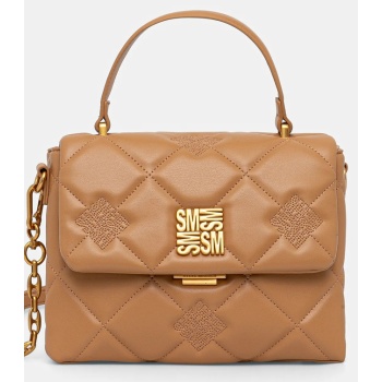 τσάντα steve madden brutus χρώμα μαύρο, sm13001717 κύριο