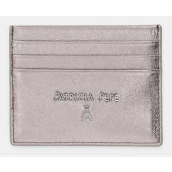 δερμάτινη θήκη για κάρτες patrizia pepe κύριο υλικό 100%