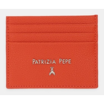 δερμάτινη θήκη για κάρτες patrizia pepe κύριο υλικό 100%
