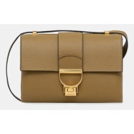 δερμάτινη τσάντα coccinelle 100% φυσικό δέρμα