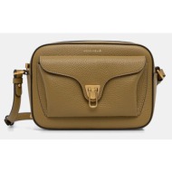 δερμάτινη τσάντα coccinelle 100% φυσικό δέρμα