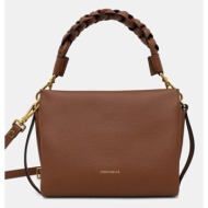 δερμάτινη τσάντα coccinelle φυσικό δέρμα