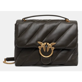 δερμάτινη τσάντα pinko κύριο υλικό φυσικό δέρμαφόδρα 50%