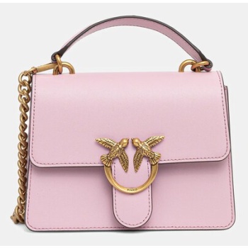 δερμάτινη τσάντα pinko 100% φυσικό δέρμα