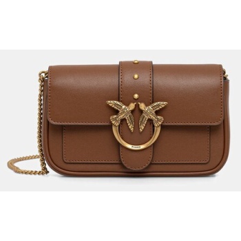 δερμάτινη τσάντα pinko κύριο υλικό φυσικό δέρμαφόδρα 100%