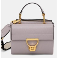 δερμάτινη τσάντα coccinelle arlettis φυσικό δέρμα