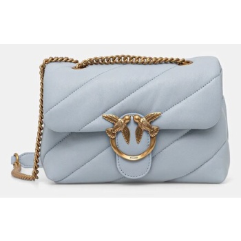 δερμάτινη τσάντα pinko φυσικό δέρμα