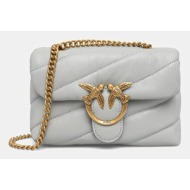 δερμάτινη τσάντα pinko φυσικό δέρμα