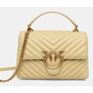 δερμάτινη τσάντα pinko 100% δέρμα πρόβατου