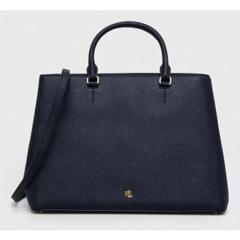 δερμάτινη τσάντα lauren ralph lauren
