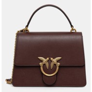 δερμάτινη τσάντα pinko 100% φυσικό δέρμα