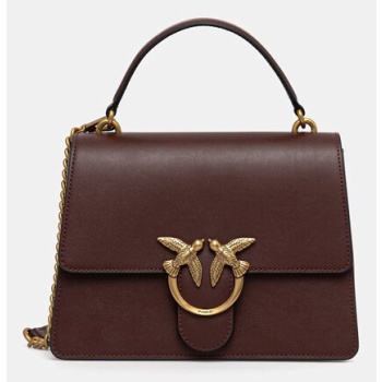 δερμάτινη τσάντα pinko 100% φυσικό δέρμα