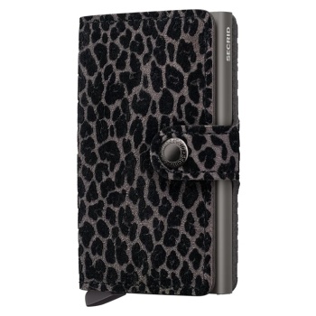 πορτοφόλι secrid leo αλουμίνιο, φυσικό δέρμα