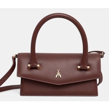 δερμάτινη τσάντα patrizia pepe φυσικό δέρμα